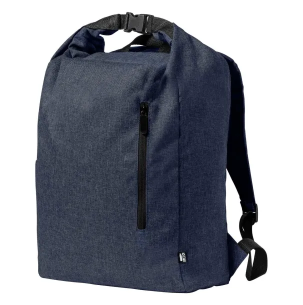 Morgan RPET backpack Dark blue