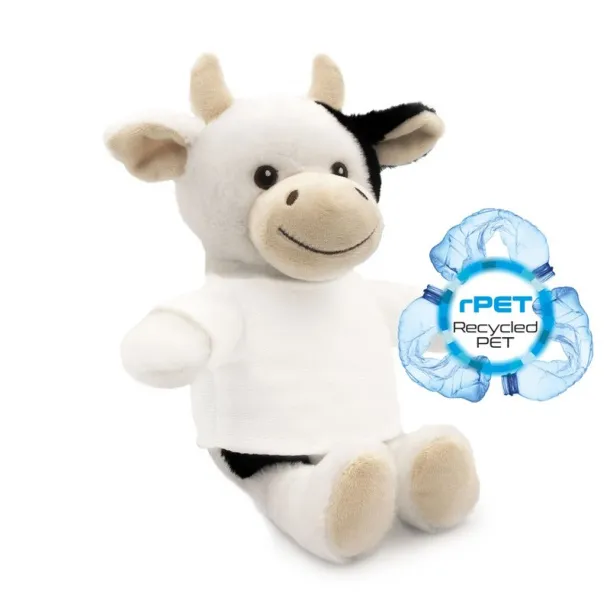 Mootsy RPET plush cow black white