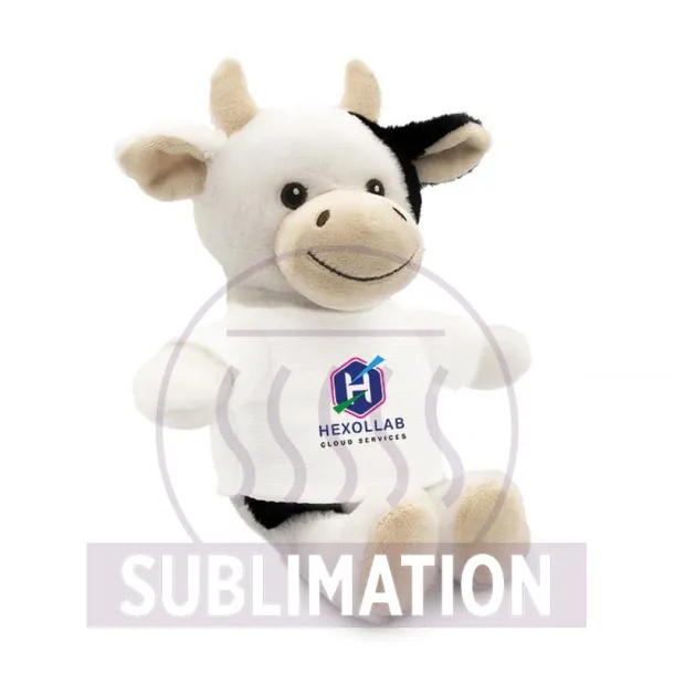 Mootsy RPET plush cow black white