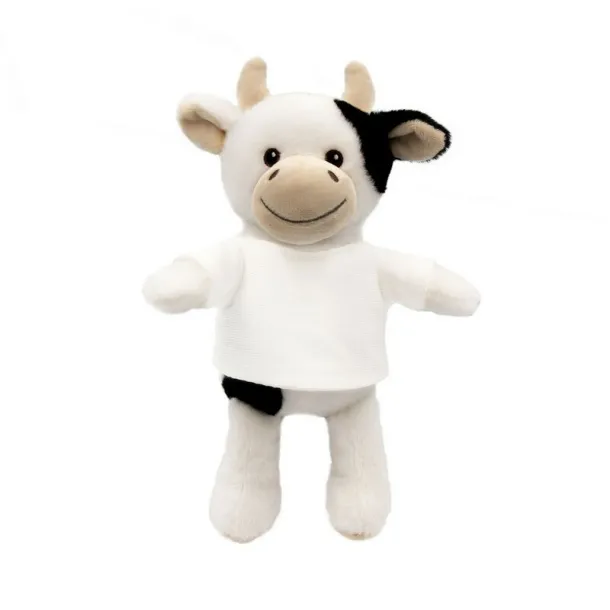 Mootsy RPET plush cow black white