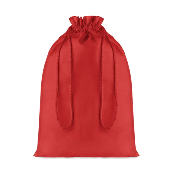 TASKE LARGE Large Cotton draw cord bag Red