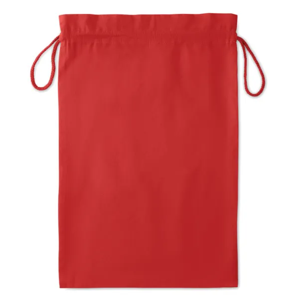 TASKE LARGE Large Cotton draw cord bag Red