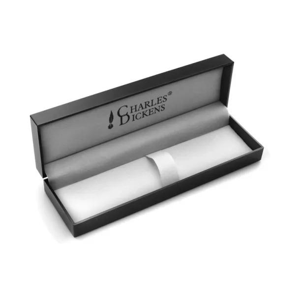  Charles Dickens® ball pen in case Crna