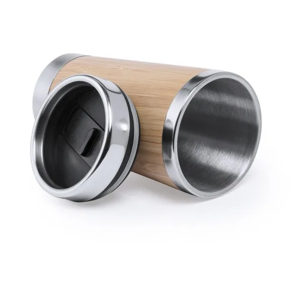  Bamboo travel mug 500 ml brown