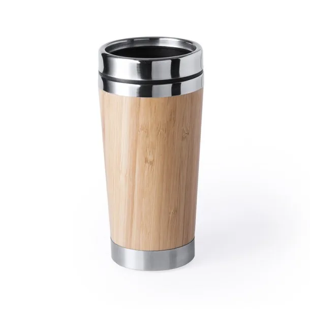  Bamboo travel mug 500 ml brown