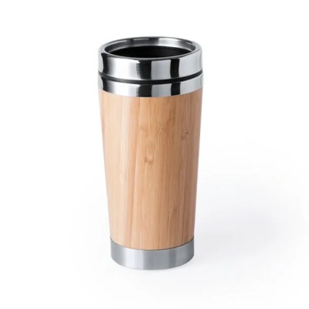  Bamboo travel mug 500 ml brown