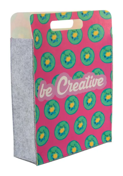 CreaFelt Shop D RPET personalizirana torba za kupovinu Bijela Siva