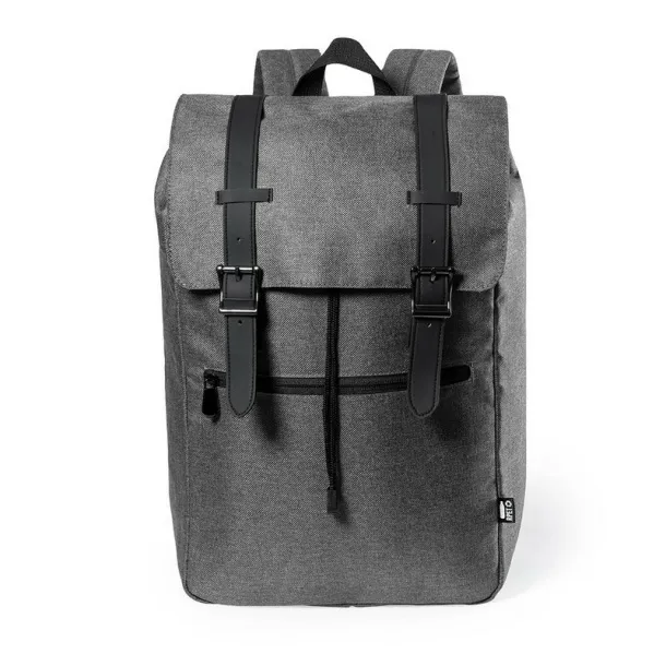  RPET 15" laptop and 10" tablet backpack graphite