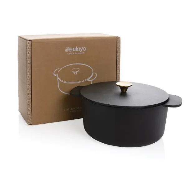  Ukiyo cast iron pan large - Ukiyo Black 