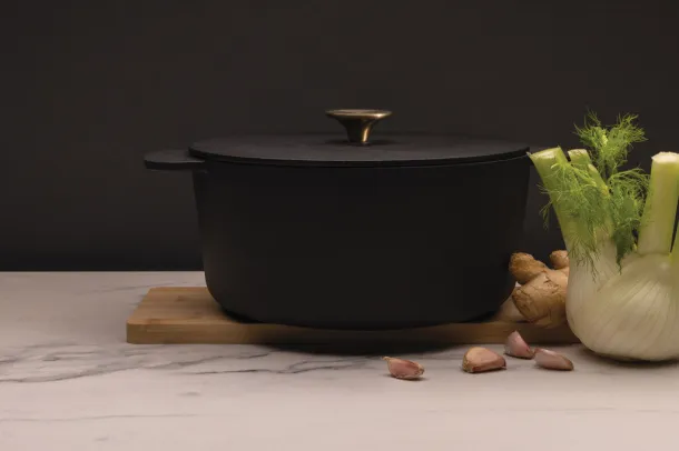  Ukiyo cast iron pan large - Ukiyo Black 