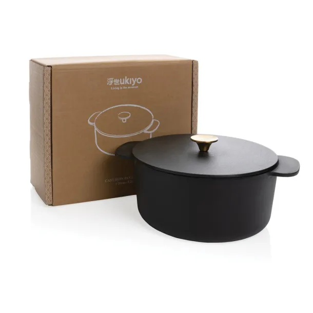  Ukiyo cast iron pan large - Ukiyo Black 