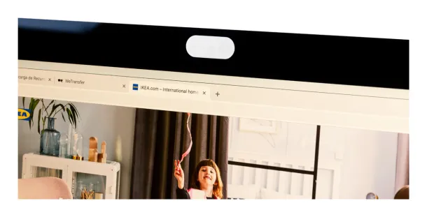Wibix blokator web kamere s antibakterijskim svojstvima Bijela