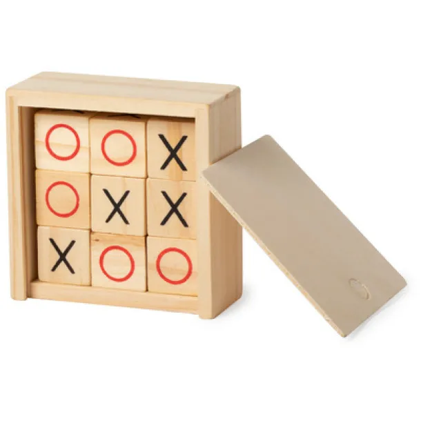  Tic Tac Toe game brown