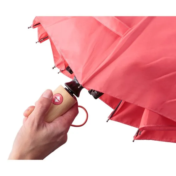  RPET automatic umbrella red