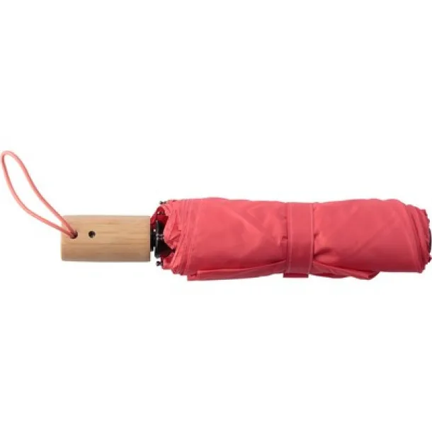  RPET automatic umbrella red