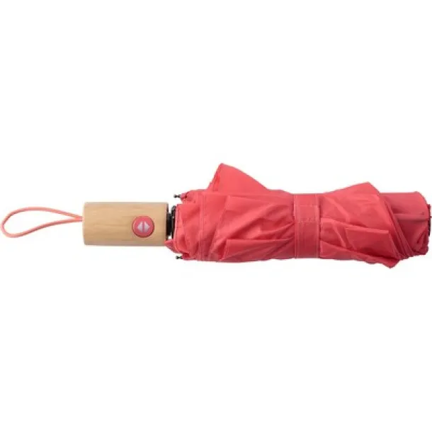  RPET automatic umbrella red