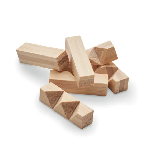 CUBENATS Bamboo brain teaser star shape Wood