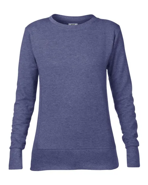  WOMEN’S MID-SCOOP FRENCH TERRY - Anvil Heather Blue