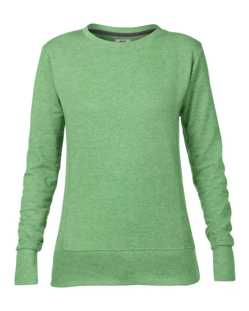  Ženska mješana majica dugih rukava - Anvil Heather Green