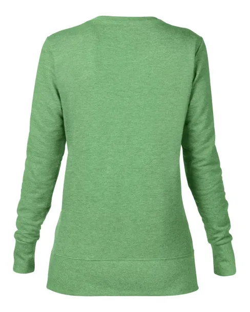  Ženska mješana majica dugih rukava - Anvil Heather Green