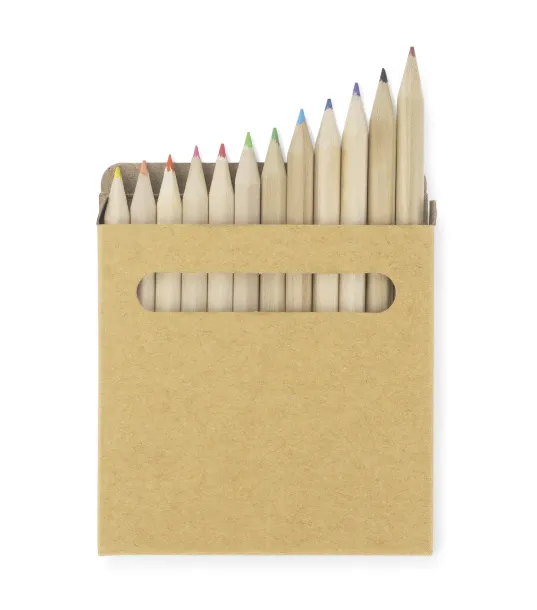 LOTI Colour pencils with colouring book Brown