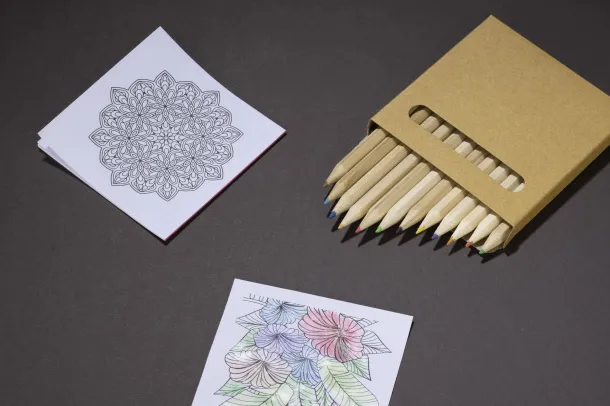 LOTI Colour pencils with colouring book 729 C