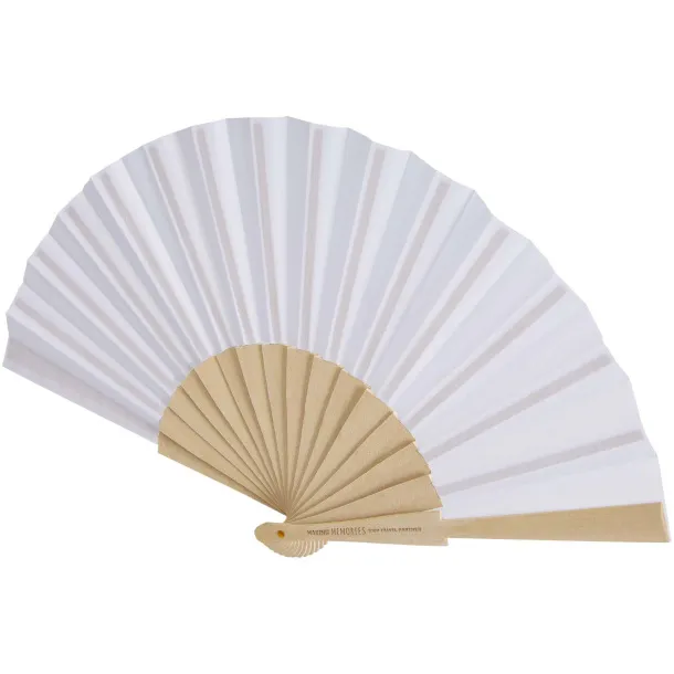 Manuela hand fan - Unbranded White