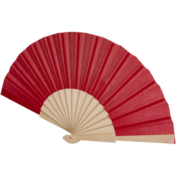 Manuela hand fan - Unbranded Red