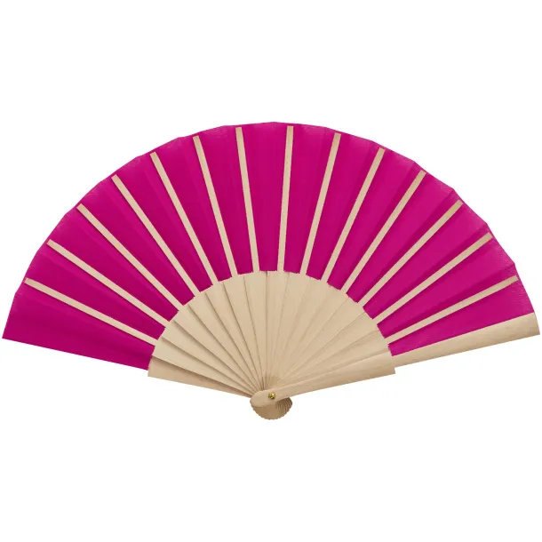 Manuela hand fan Transparent pink