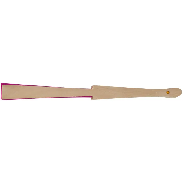 Manuela hand fan Transparent pink