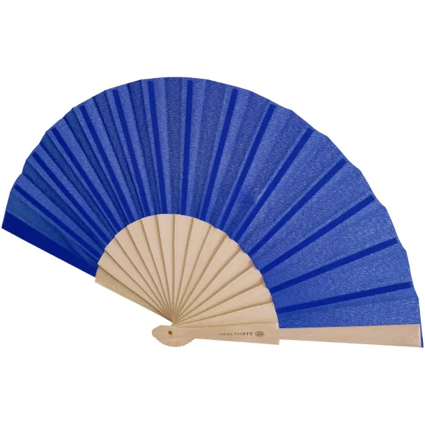 Manuela hand fan Royal blue