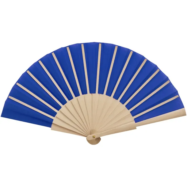 Manuela hand fan Royal blue