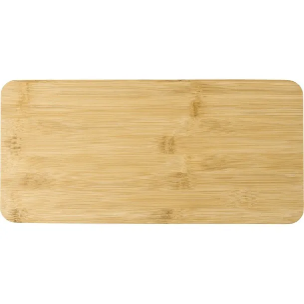  Bamboo cheese set brown