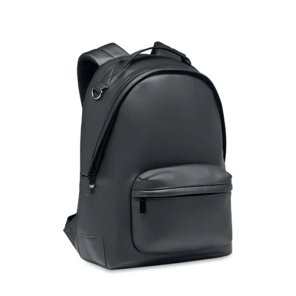 BAI BACKPACK Laptop 15" mekani PU ruksak Crna