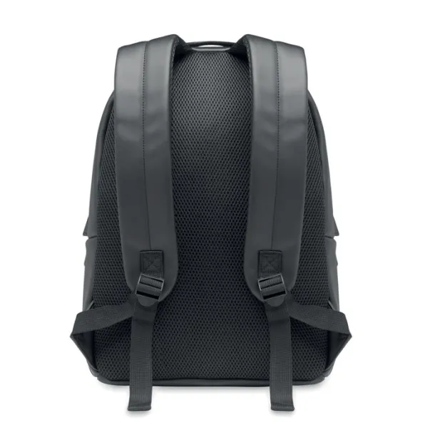 BAI BACKPACK Laptop 15" mekani PU ruksak Crna