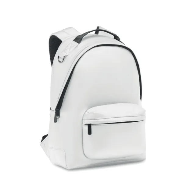 BAI BACKPACK Laptop 15" mekani PU ruksak Bijela