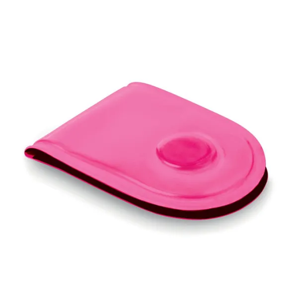 IMAN LED safety light with magnet neon fuchsia