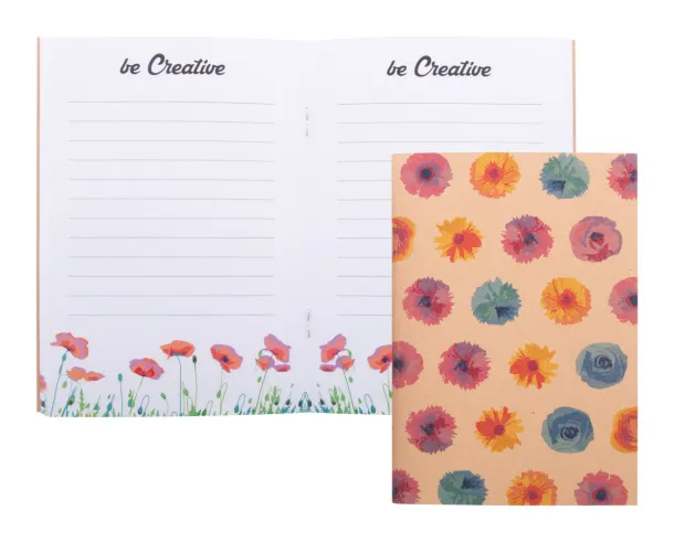 CreaNote Plus Eco personalizirani notes, A6 Prirodna
