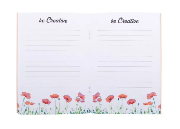 CreaNote Plus Eco personalizirani notes, A6 Prirodna
