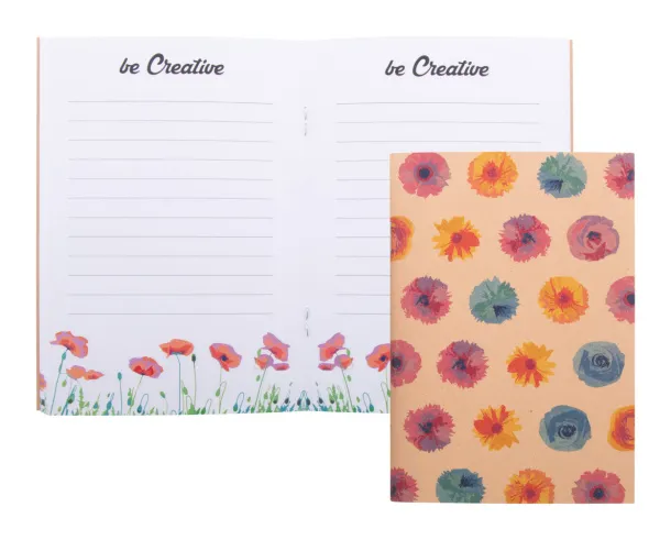 CreaNote Plus Eco personalizirani notes, A6 Prirodna