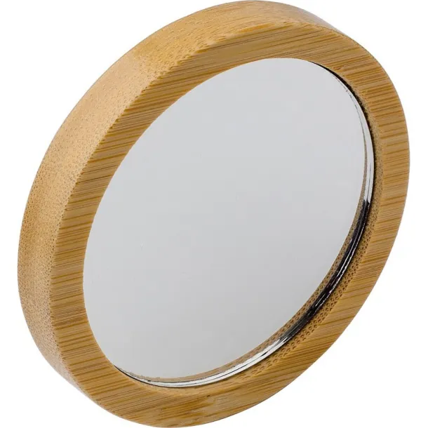  Bamboo pocket mirror brown