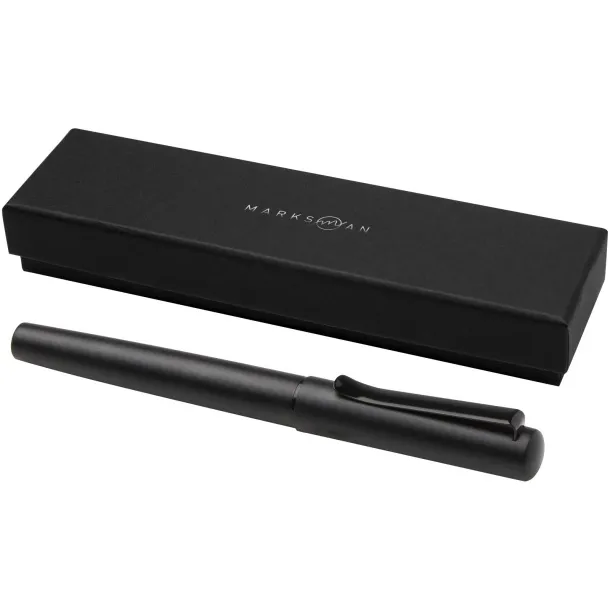 Lucetta recycled aluminium fountain pen - Luxe Crna