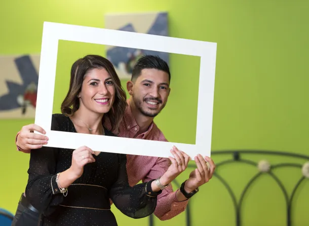 Heylo selfie photo frame White