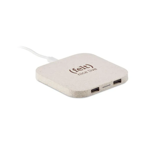 UNIPAD+ Hub charger wheat straw/ABS Beige