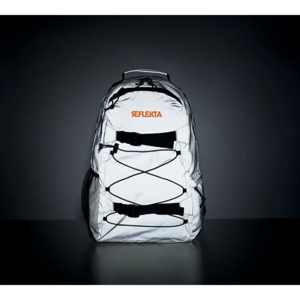 BRIGHT SPORTBAG High reflective backpack 190T Matt Silver