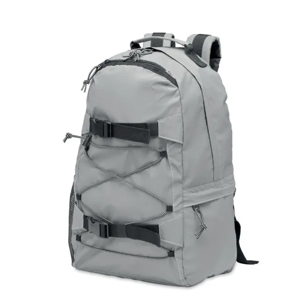 BRIGHT SPORTBAG High reflective backpack 190T Matt Silver