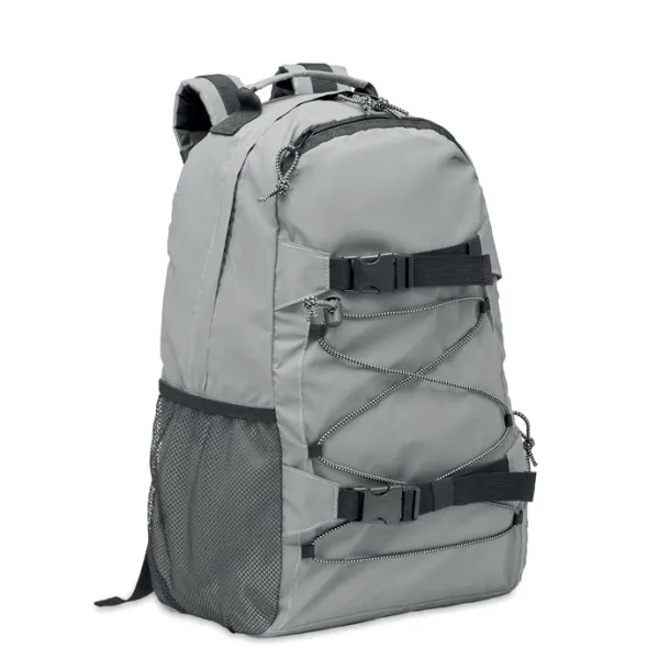 BRIGHT SPORTBAG High reflective backpack 190T Matt Silver