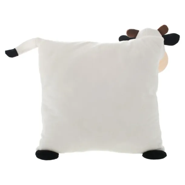 Mila Plush cow, pillow black white