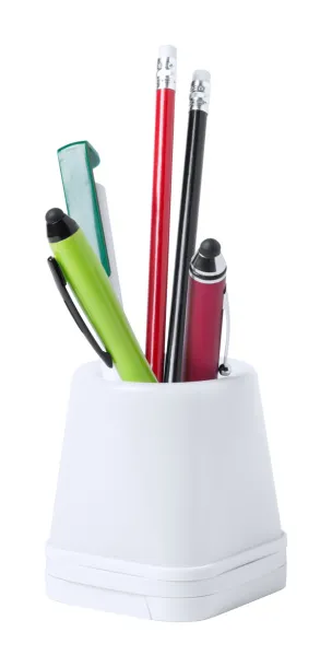 Lumeo pen holder with USB hub White