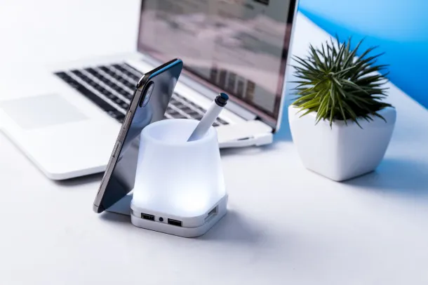 Belind pen holder with USB hub White